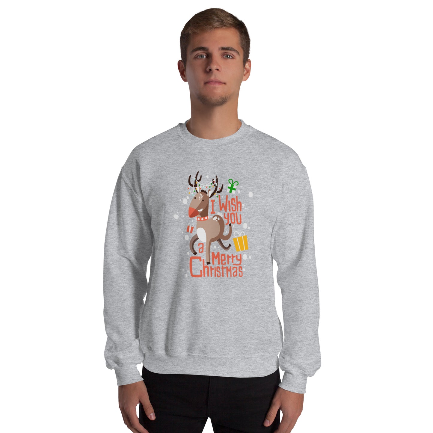 I Wish You a Mary Christmas Unisex Sweatshirt - Spread Warmth and Cheer with Festive Comfort