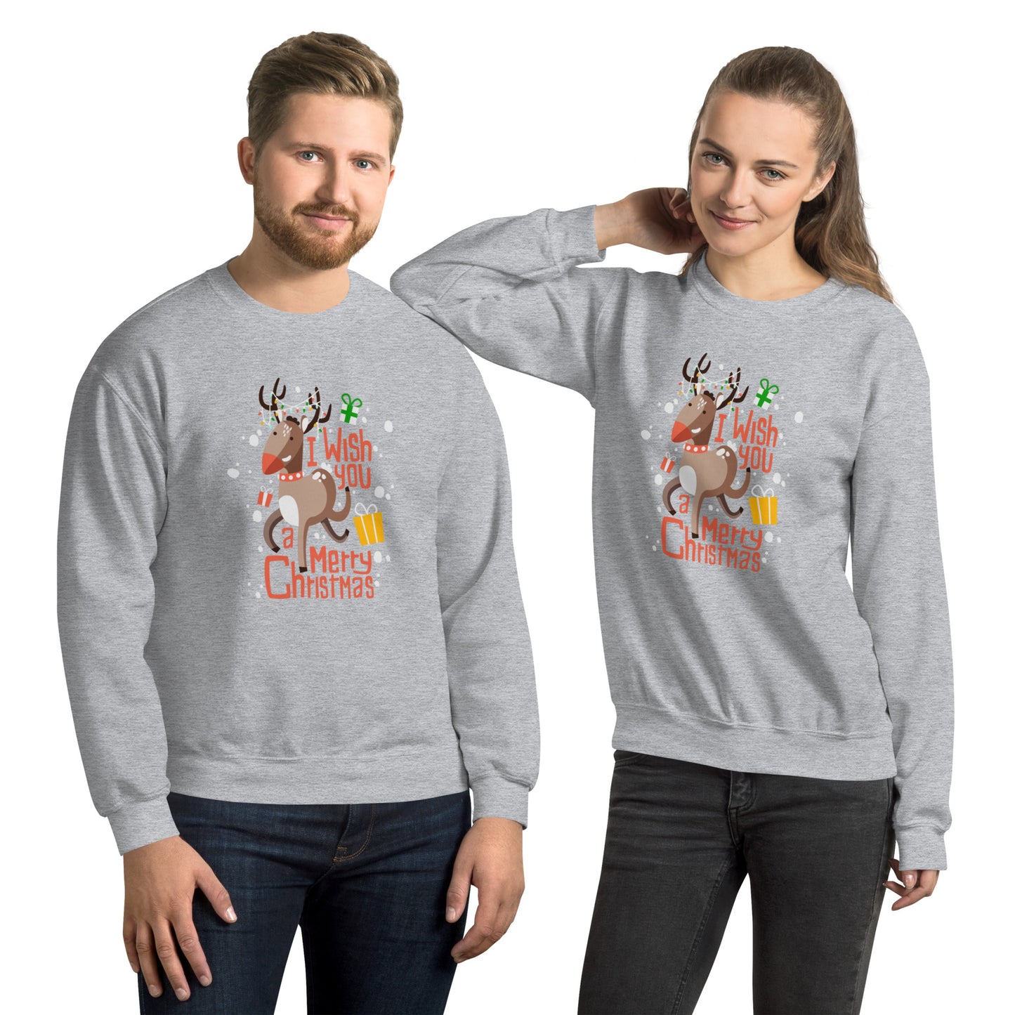 I Wish You a Mary Christmas Unisex Sweatshirt - Spread Warmth and Cheer with Festive Comfort