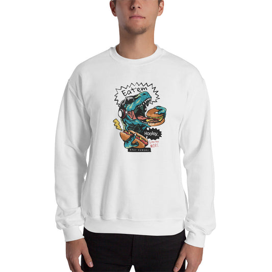 Hungry Dinosaur Unisex Sweatshirt - Roar with Style and Comfort