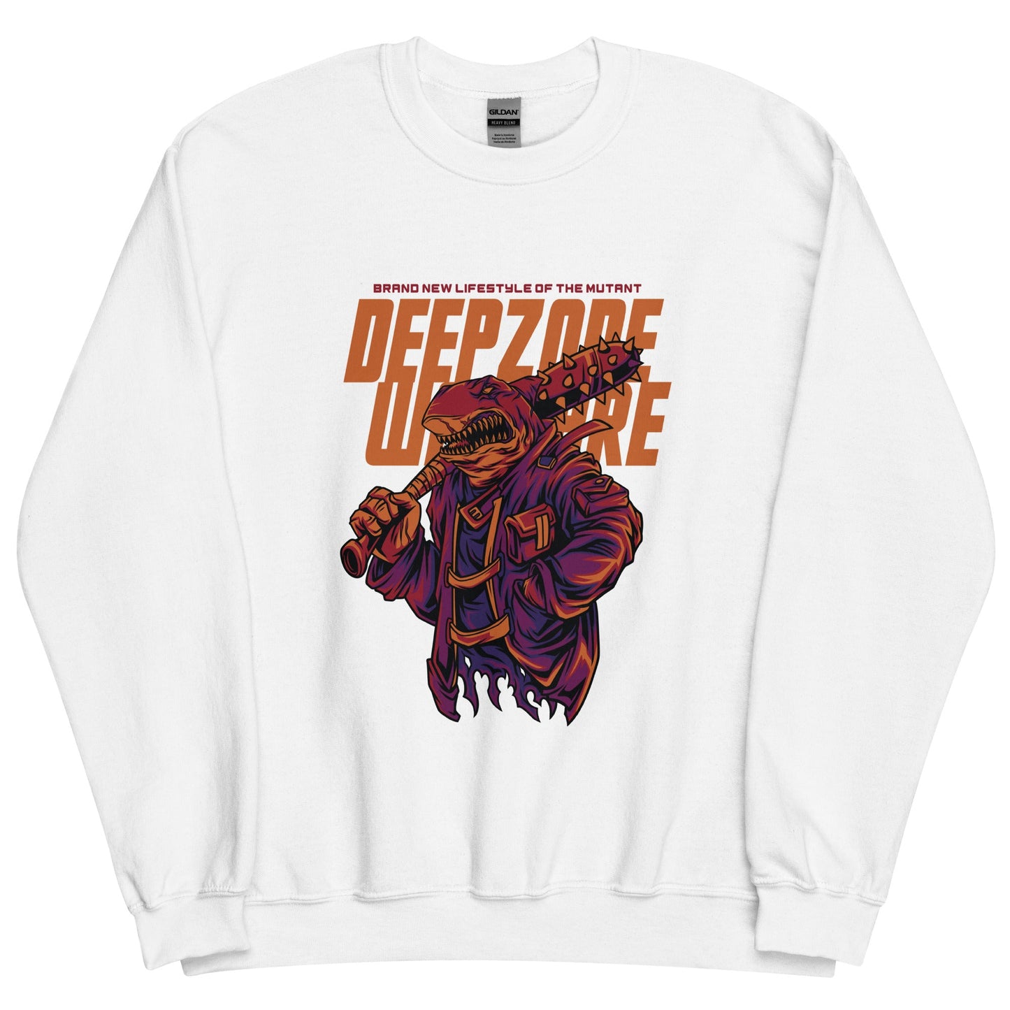 Deep Zone Shark Cool Unisex Sweatshirt - Dive into Style and Comfort