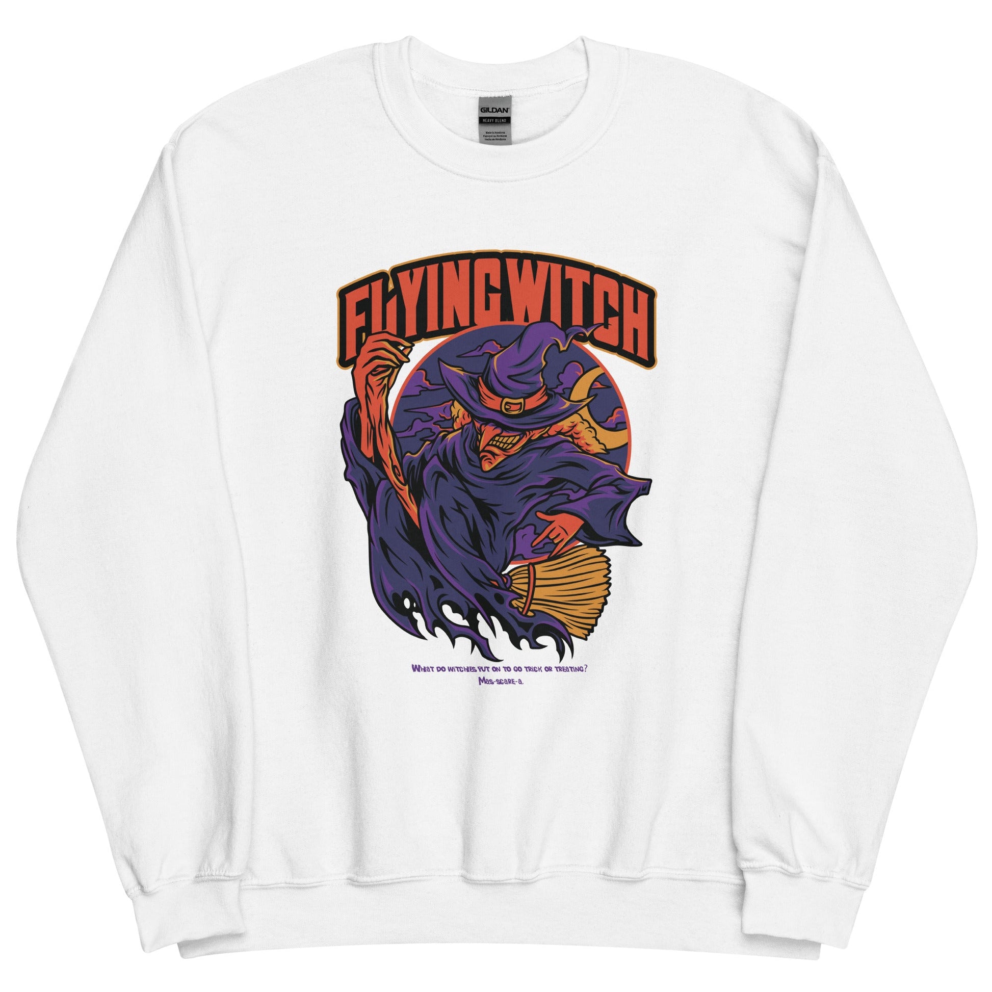 Flying Witch Unisex Sweater - Embrace the Magic in Style