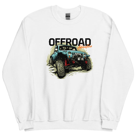 Off-Road Truck Unisex Sweater - Adventure Awaits in Style