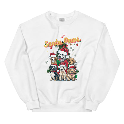 Santa Paws Unisex Sweatshirt - Cozy Winter Apparel for Pet Lovers | Festive Comfort, Warmth, and Style