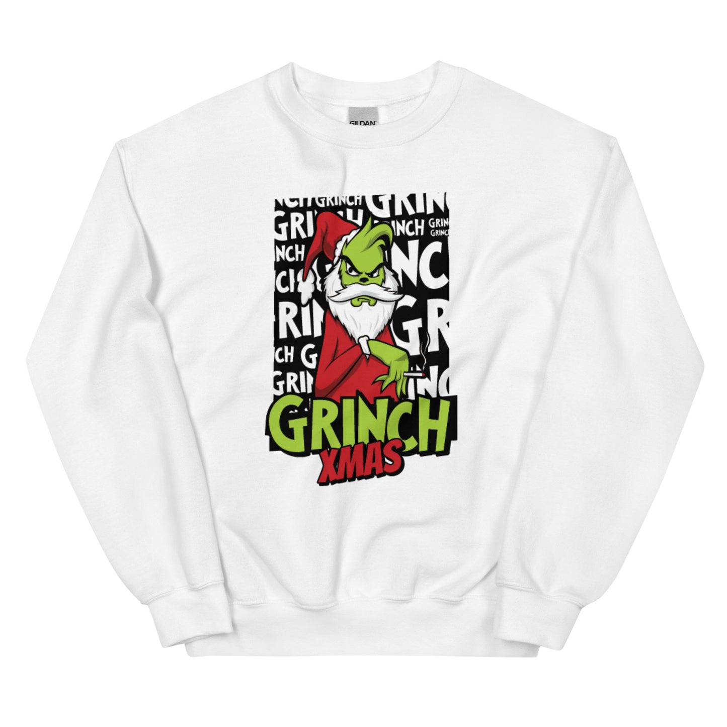 Grinch Xmas Unisex Sweatshirt - Embrace Your Inner Grinch with Festive Comfort | Holiday Cheer, Warmth, and Whimsy