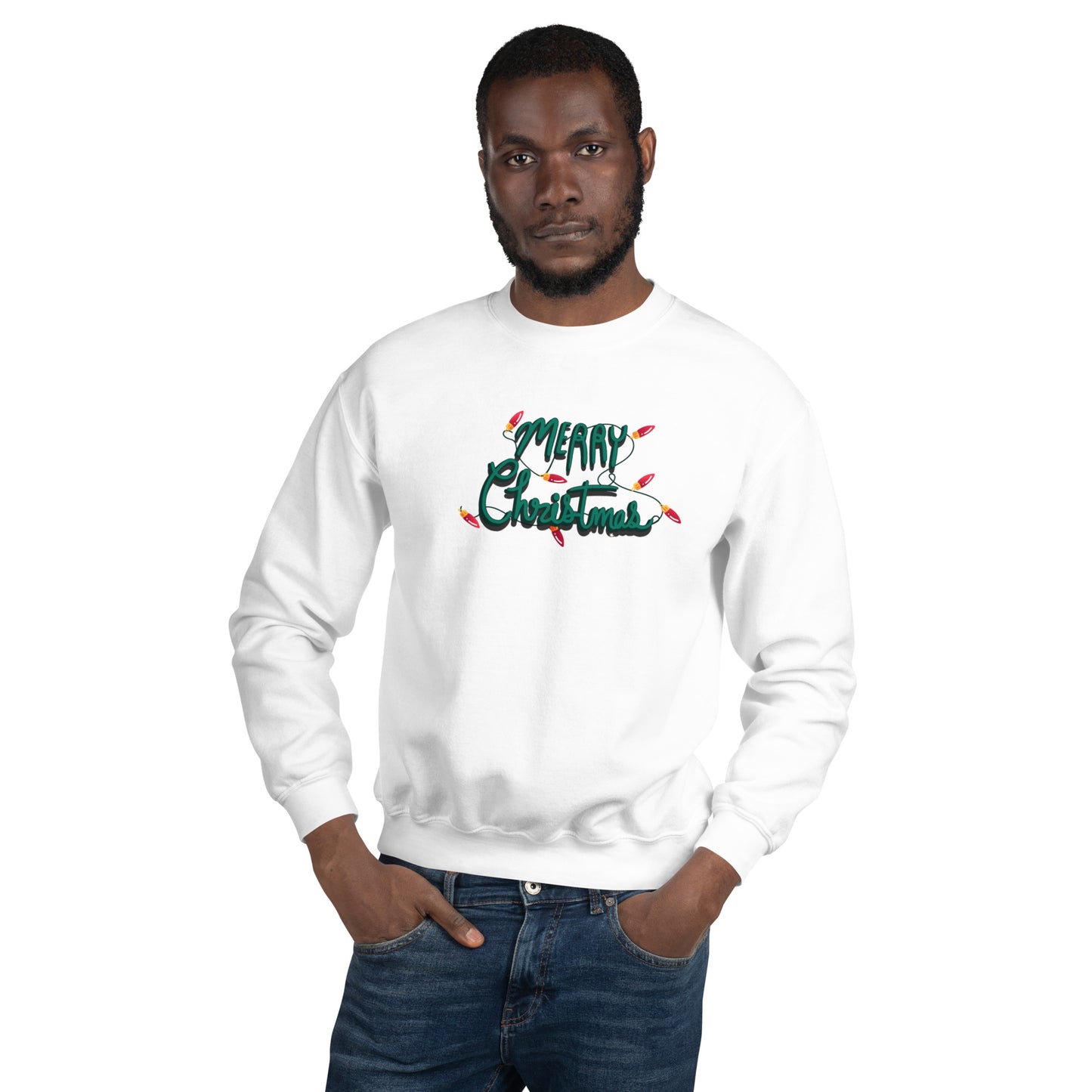 Merry Christmas Unisex Sweatshirt - Spread Holiday Cheer in Style | Festive Comfort, Warmth, and Timeless Elegance