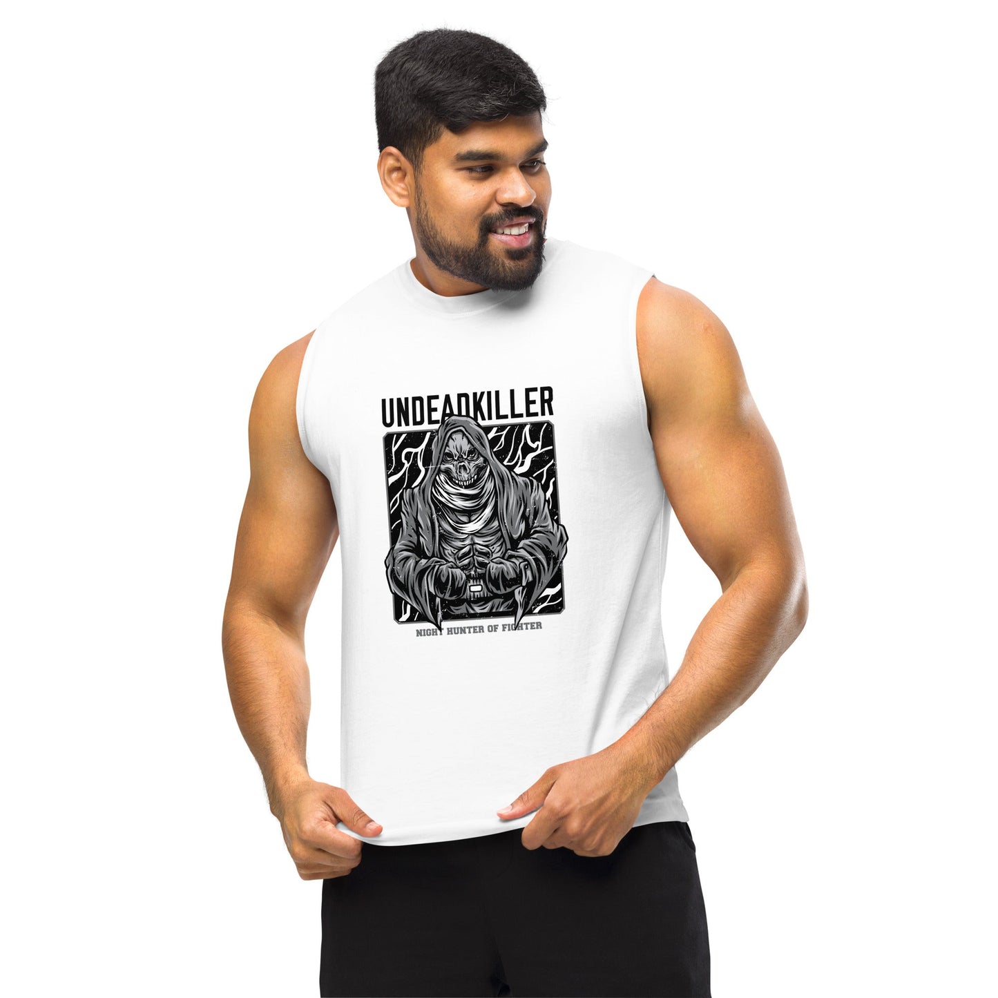 Undead Slayer Muscle Shirt Tank | Muscle Tee for Fearless Warriors