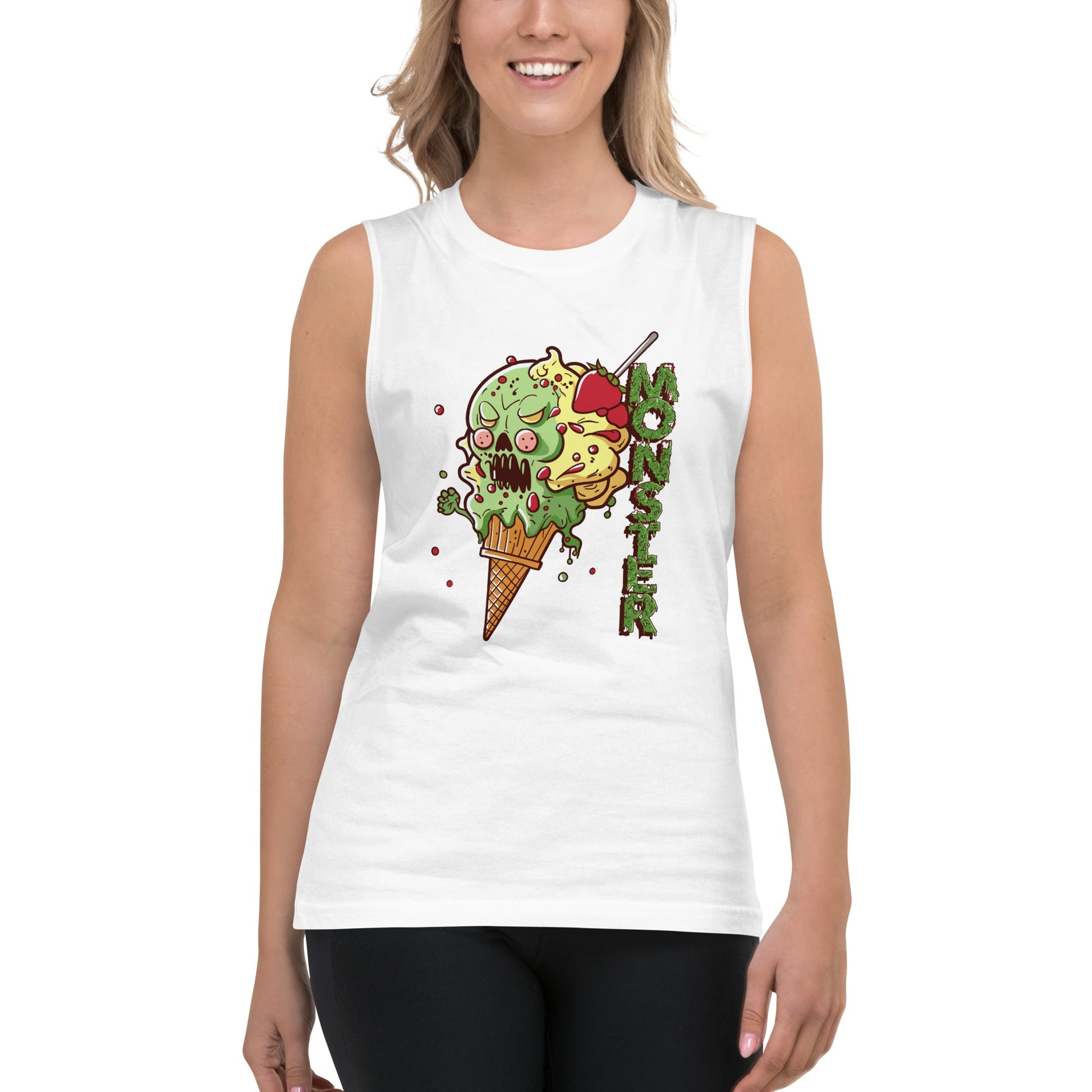 Monster Ice Cream Muscle Tank Shirt