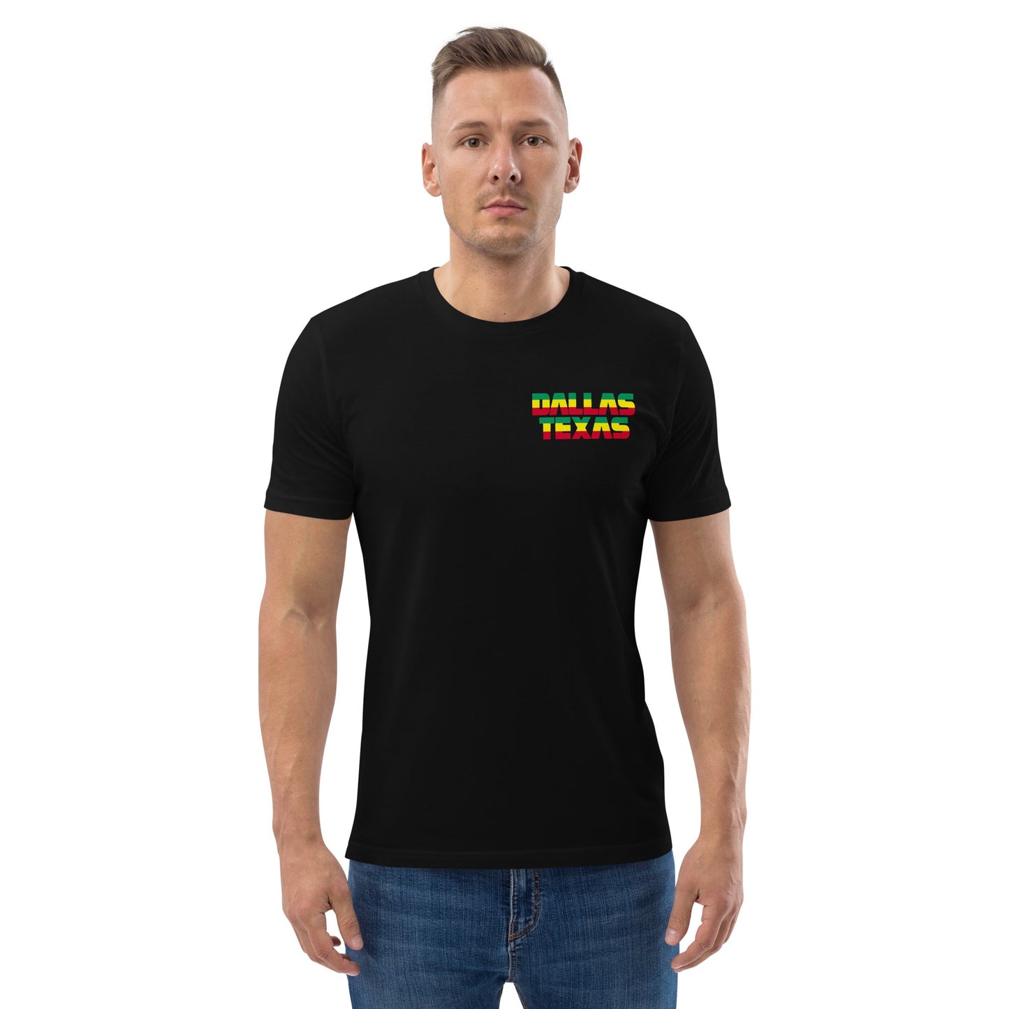 Dallas Texas Unisex organic cotton t-shirt Ethiopian Soccer Tournament 2023