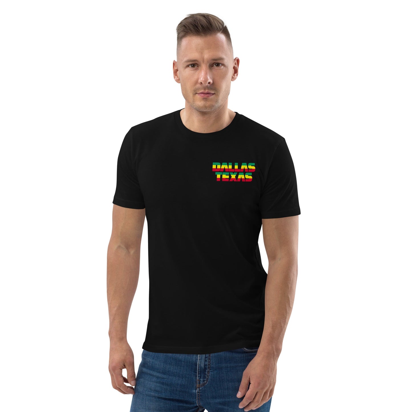 Dallas Texas Unisex organic cotton t-shirt Ethiopian Soccer Tournament 2023