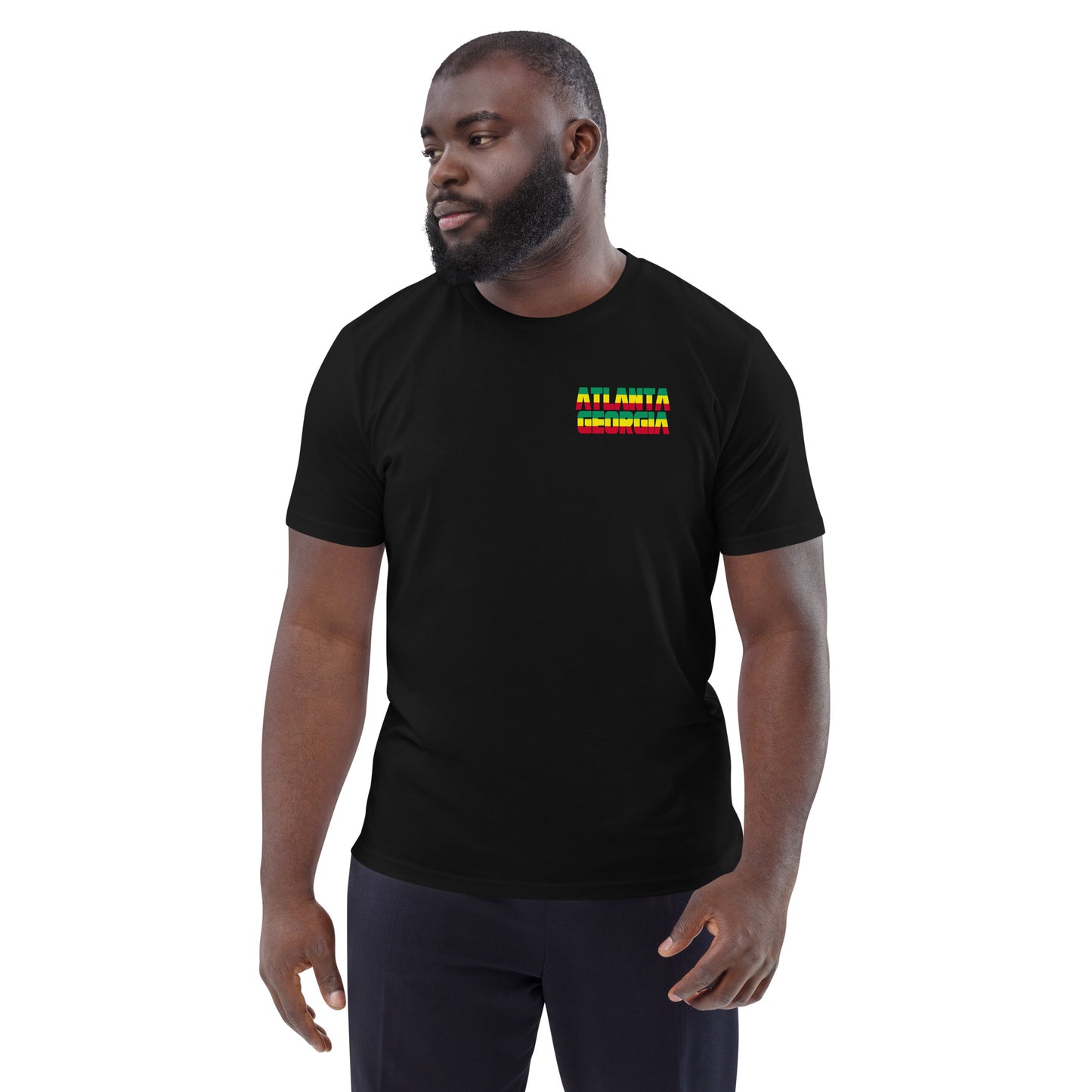 Atlanta Unisex organic cotton t-shirt Ethiopian Soccer Tournament 2023