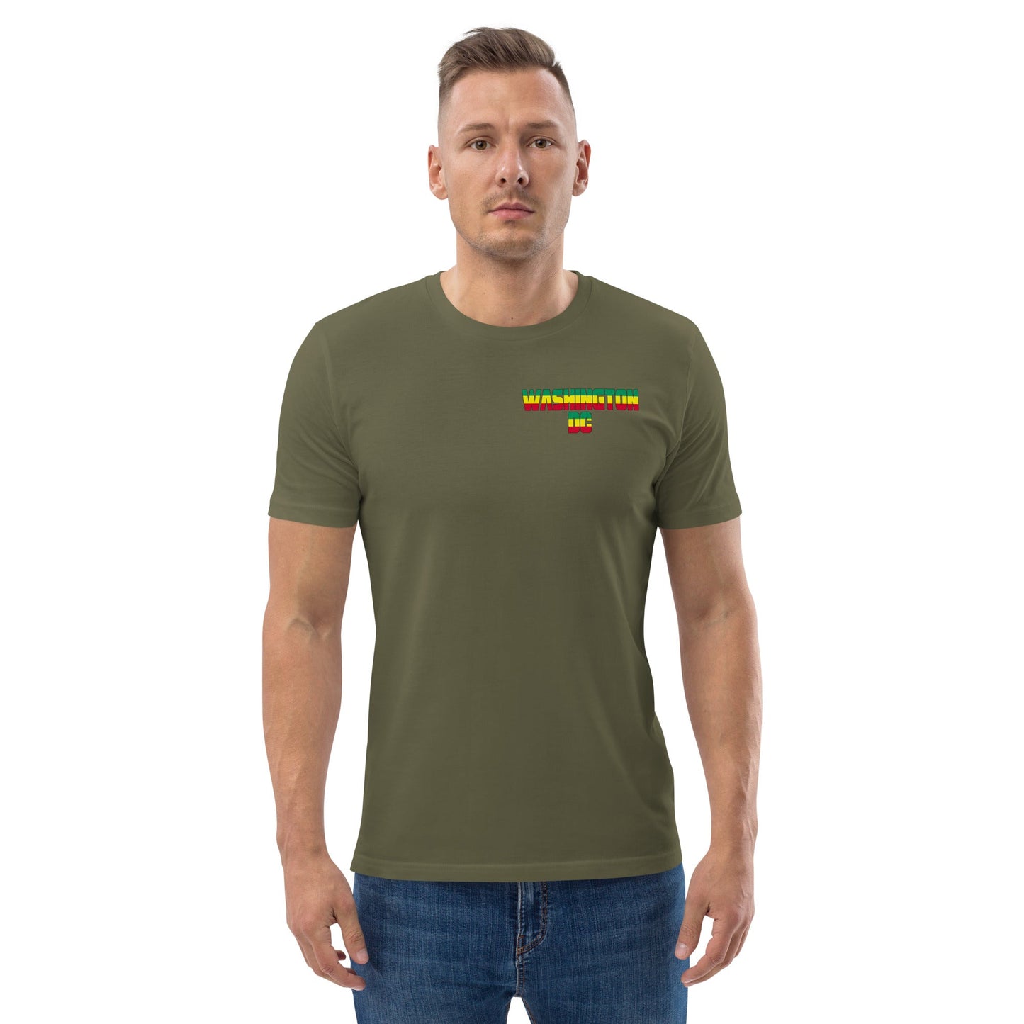 Washington DC Unisex organic cotton t-shirt Ethiopian Soccer Tournament 2023