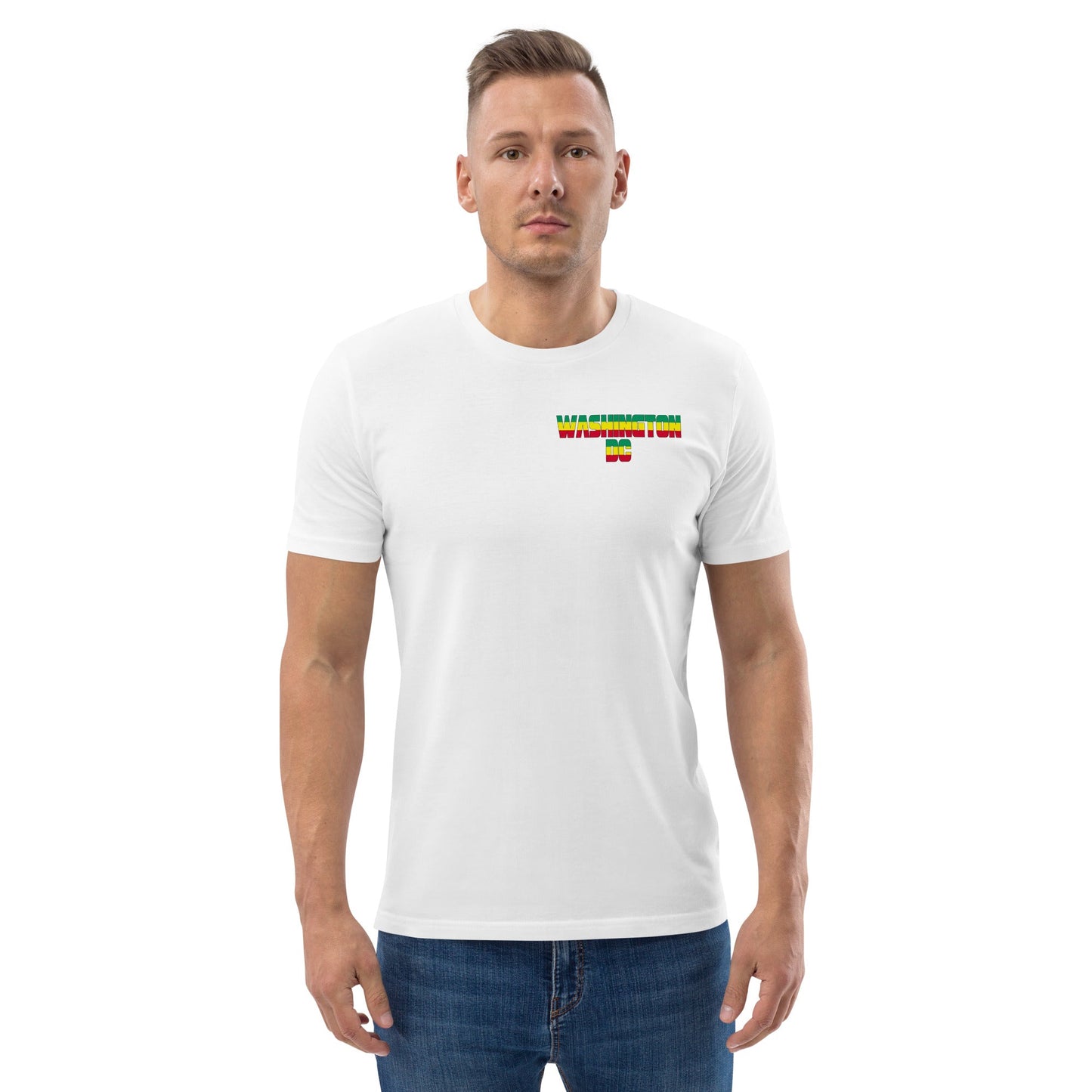 Washington DC Unisex organic cotton t-shirt Ethiopian Soccer Tournament 2023