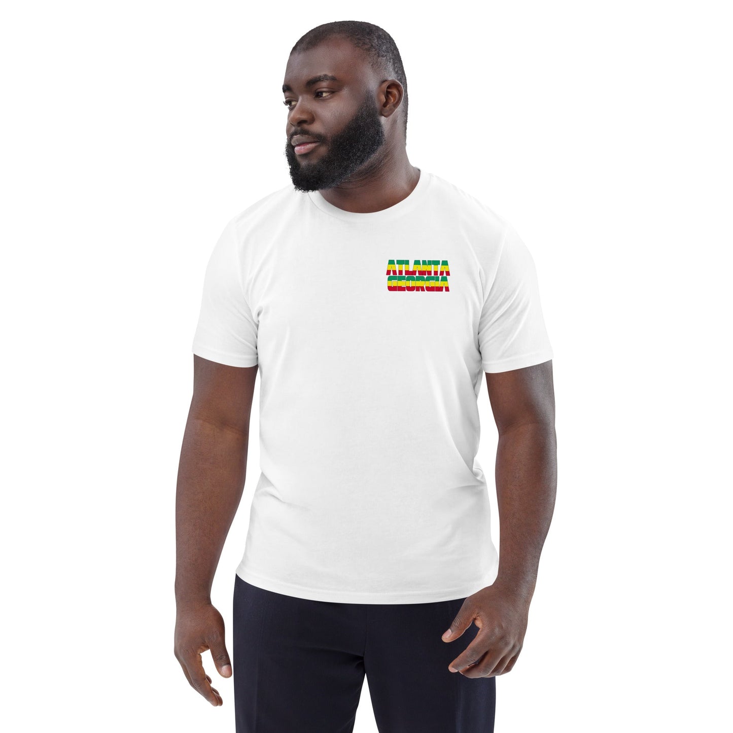 Atlanta Unisex organic cotton t-shirt Ethiopian Soccer Tournament 2023