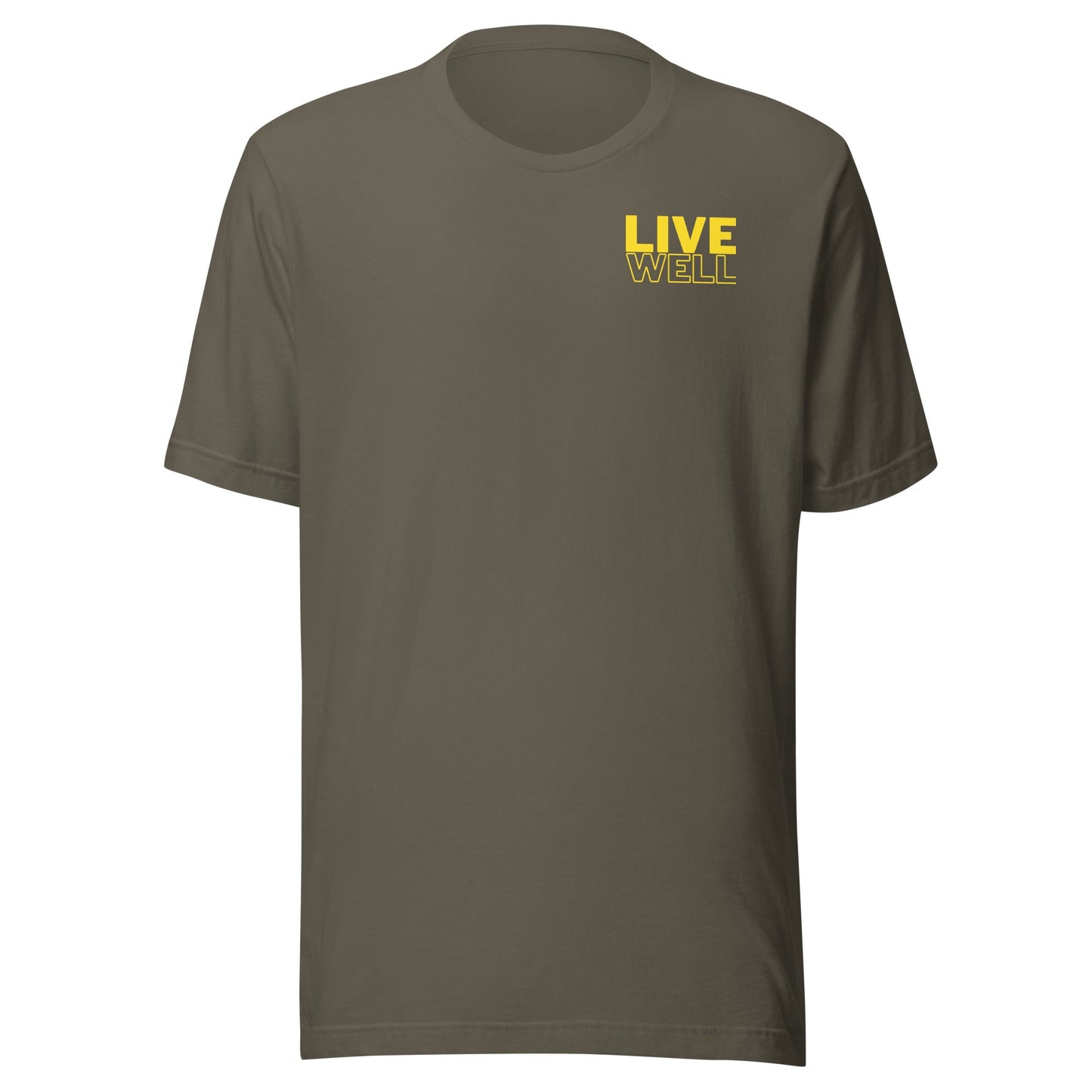 Minimal Live Well Unisex t-shirt