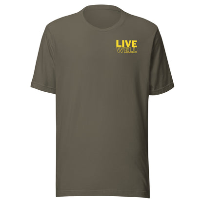 Minimal Live Well Unisex t-shirt