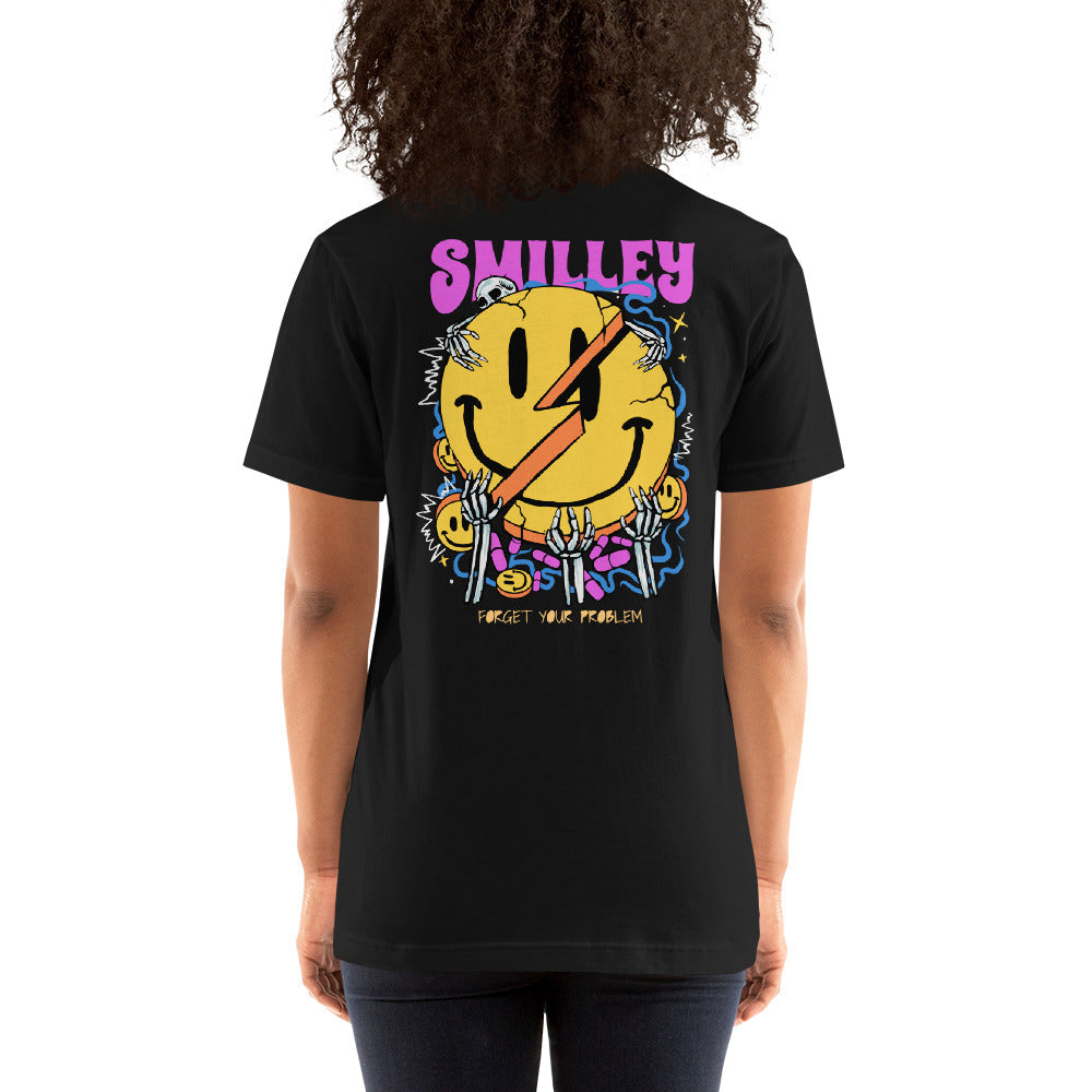 Chic Cool Smiley Unisex T-shirt | Express Your Style and Spread Joy - Perfect for All Ages