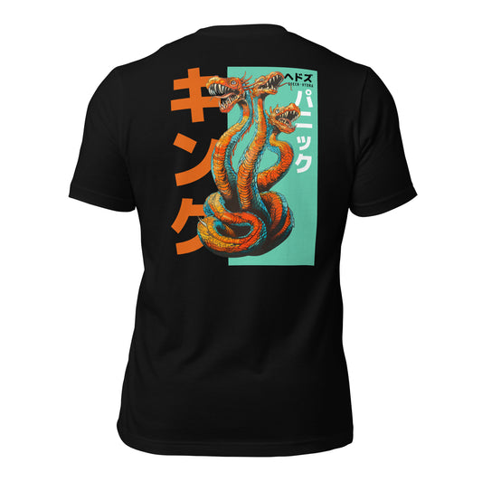 Anime Dragon Unisex T-Shirt - Premium Cotton, Mythical Creature Design, Comfortable Fit, Ideal for Fantasy and Anime Fans, Casual Wear