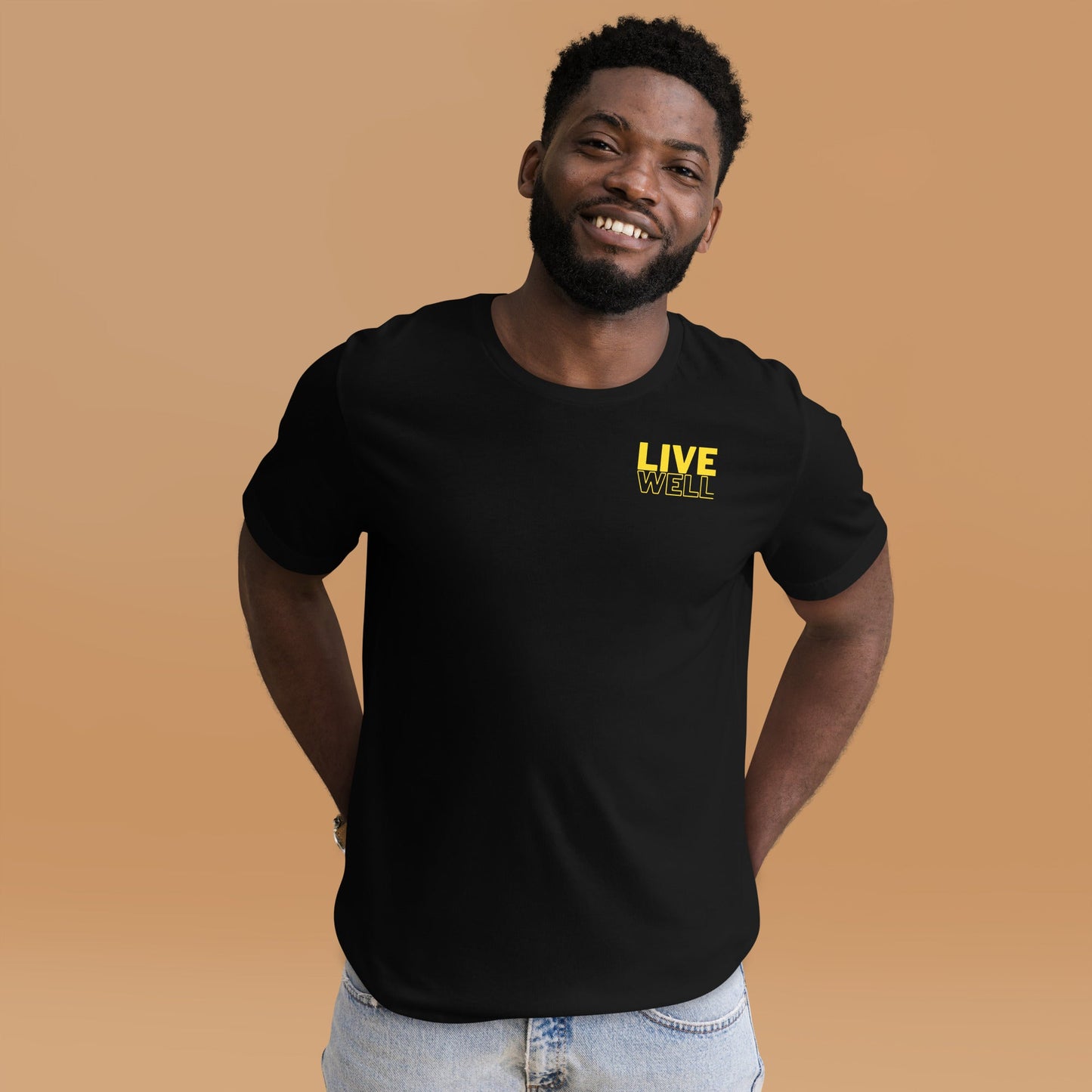 Minimal Live Well Unisex t-shirt