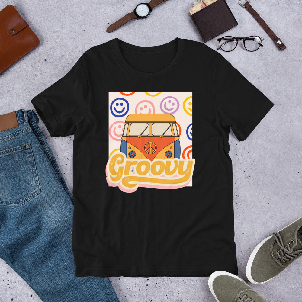 Retro Vibes T-Shirt - Get Your Groove On in Style