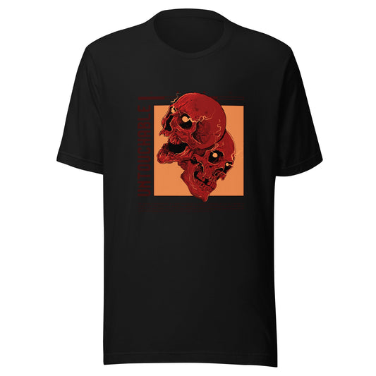 Untouchable Skull T-Shirt - Embrace Unyielding Attitude with Edgy Style