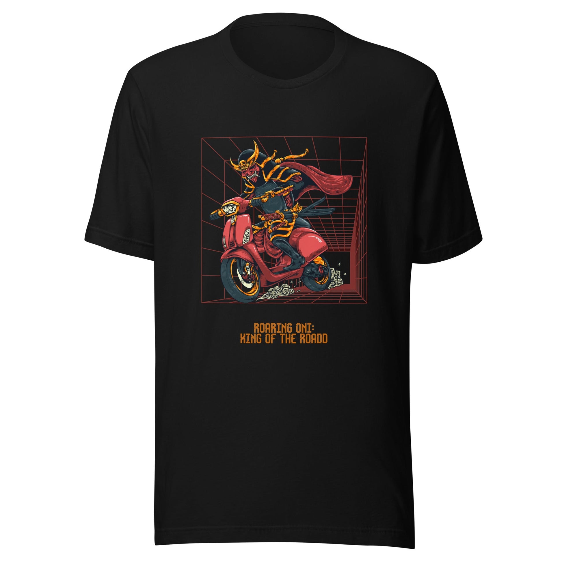 King of the Road Oni T-shirt - Rule the Streets with Oni Power | Edgy Tee for Streetwear Aficionados