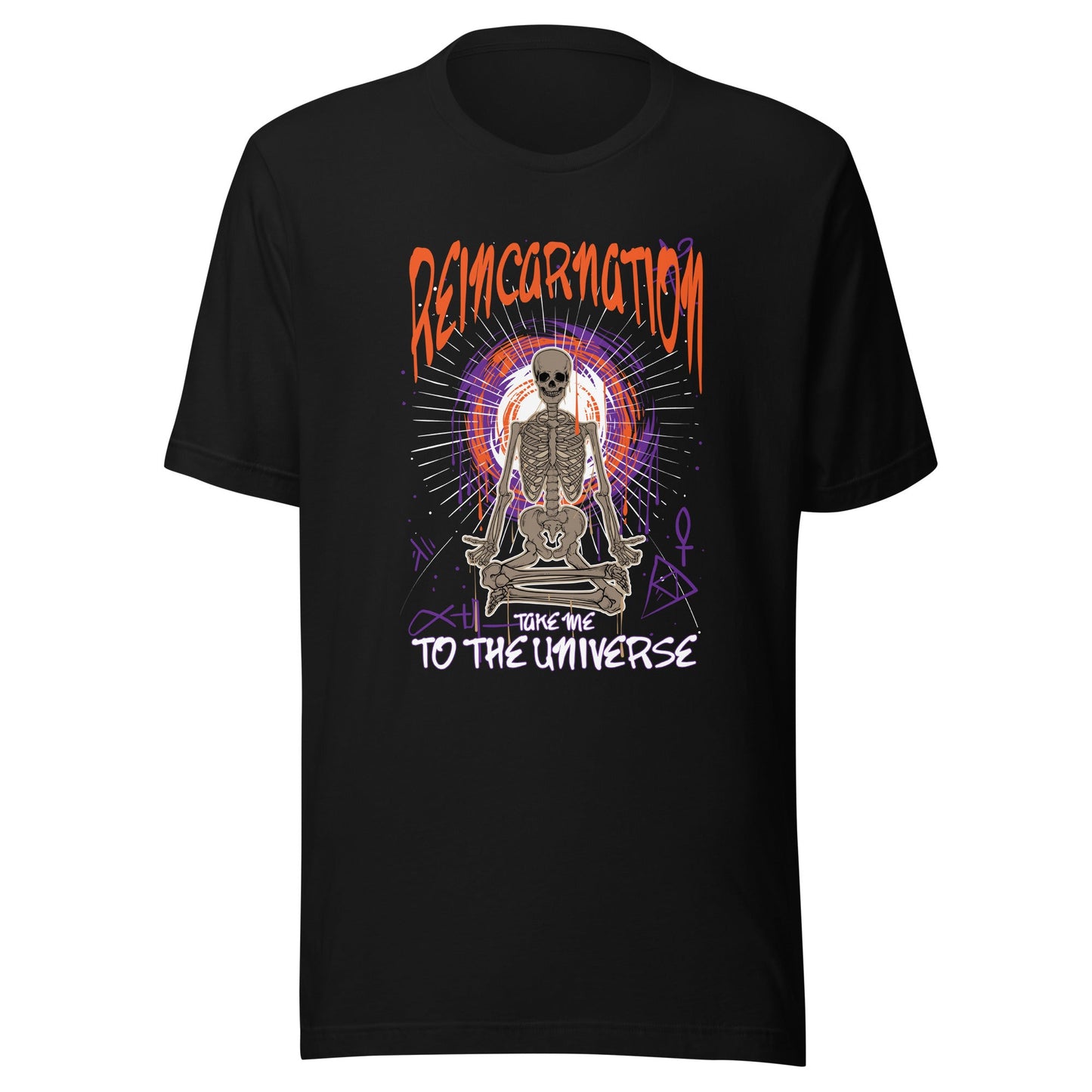 Reincarnation Unisex T-Shirt - Spiritual Symbol Tee for All