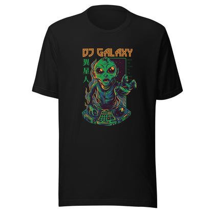 DJ Galaxy Unisex T-Shirt - Groove to the Cosmic Soundwaves