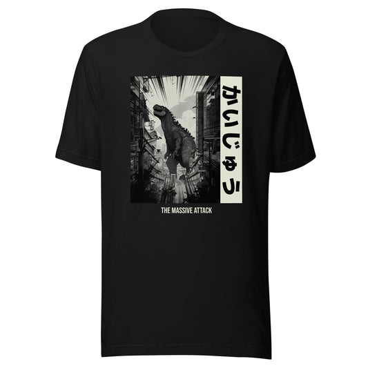 "Anime Godzilla Unisex T-Shirt - Premium Cotton, Legendary Monster Design, Comfortable Fit, Ideal for Kaiju Fans, Casual Wear