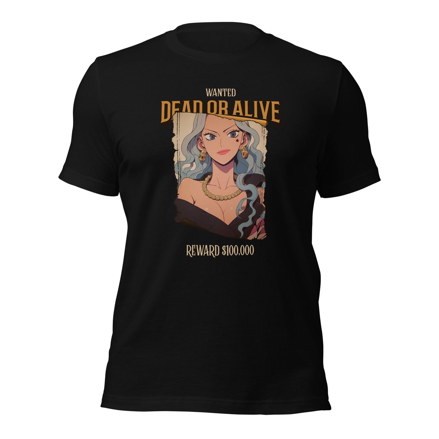 One Piece Dead or Alive Unisex T-Shirt - Premium Cotton, Anime Design, Comfortable Fit, Ideal for Anime Fans, Casual Wear