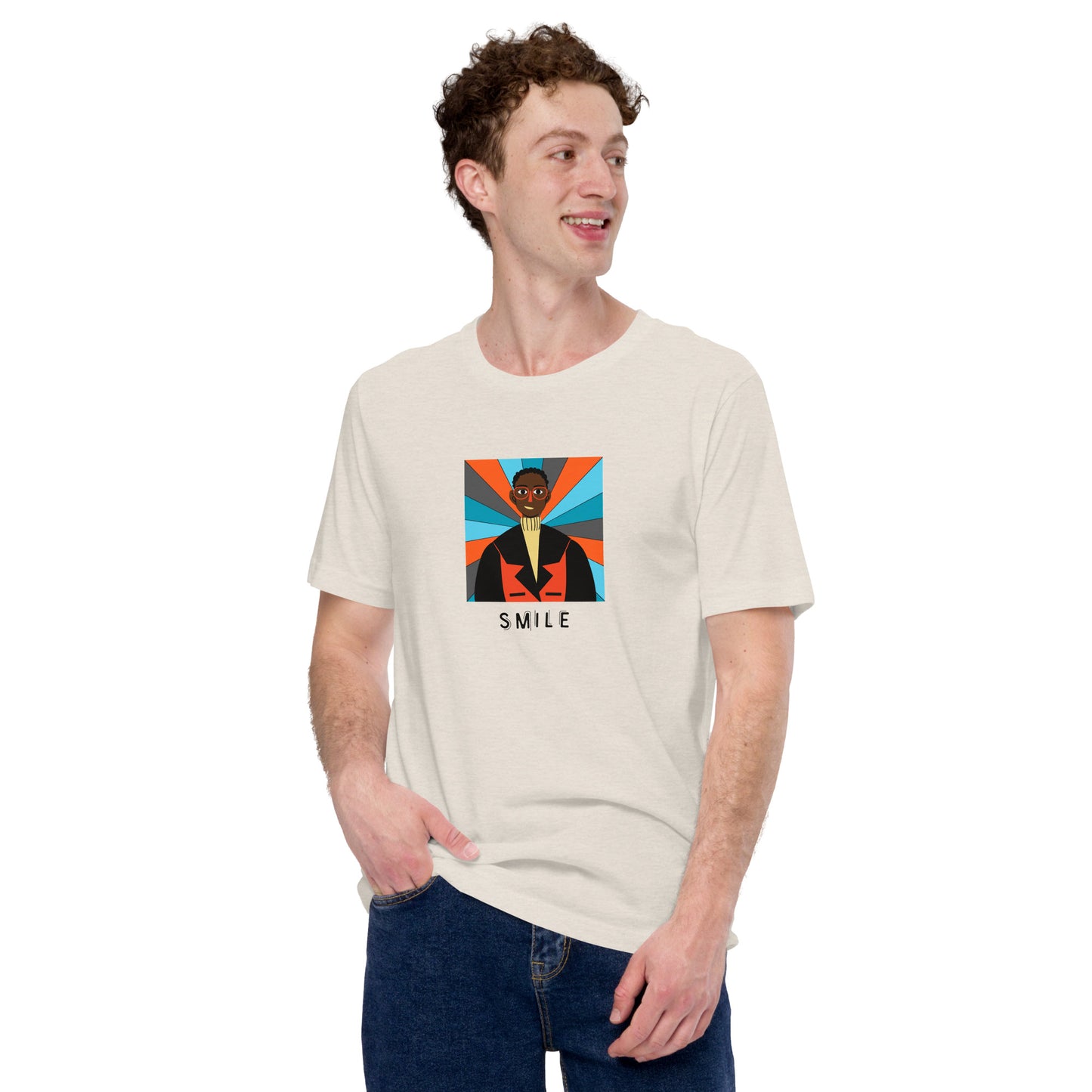 Vintage Smile Unisex T-Shirt - Timeless Joy in Every Stitch