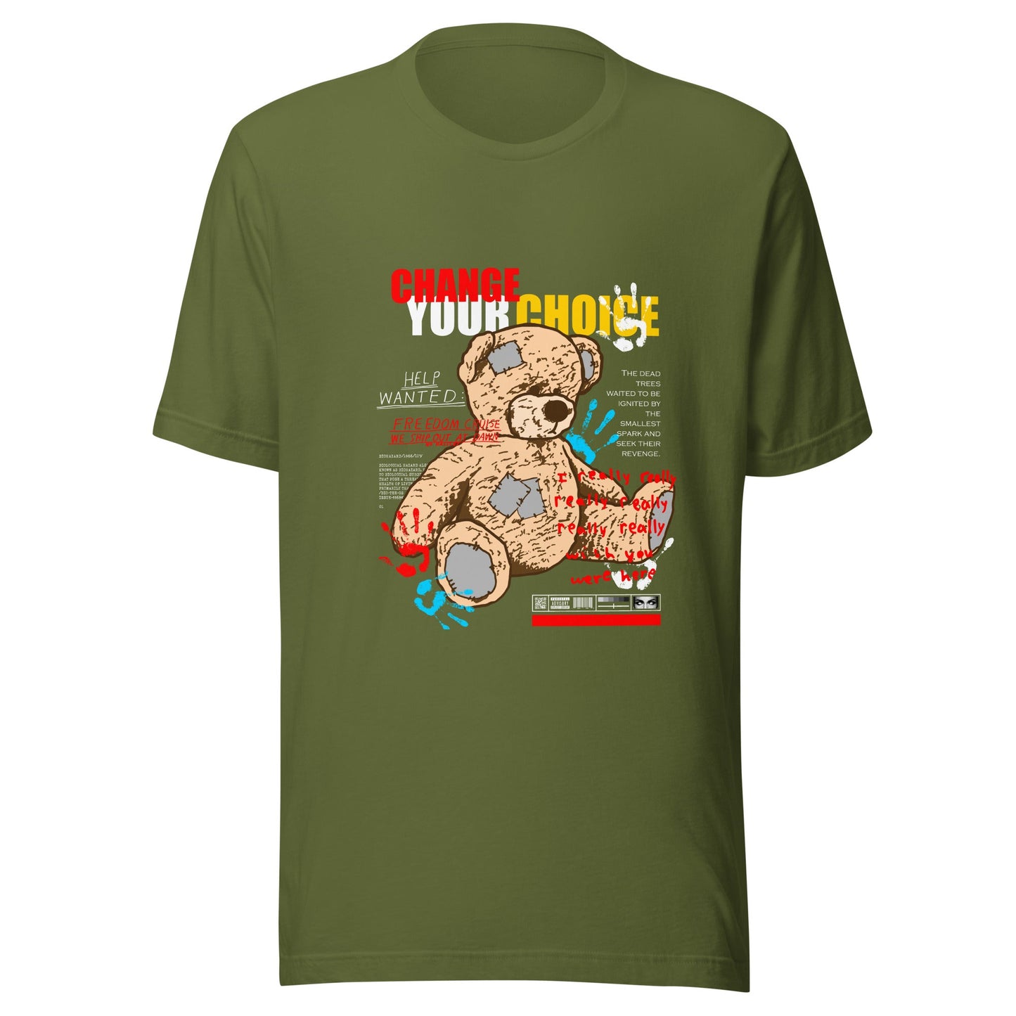 Teddy Bear Unisex T-Shirt - Hug-Ready Comfort for All Ages