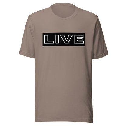 Minimal Live Unisex t-shirt