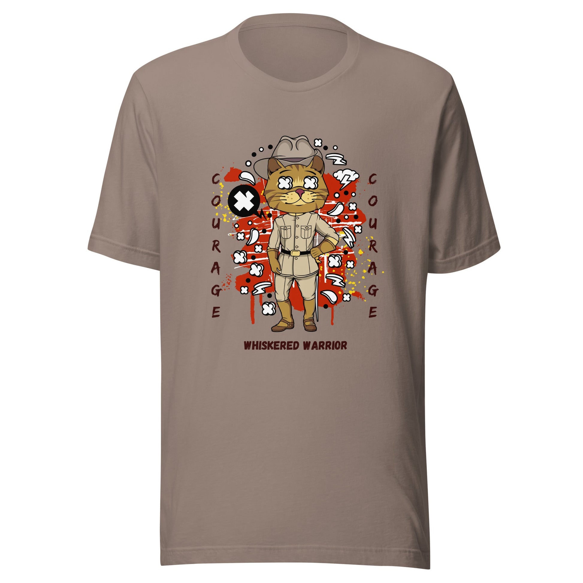 Embrace the Whiskered Warrior Unisex T-Shirt - Fierce Fashion for All