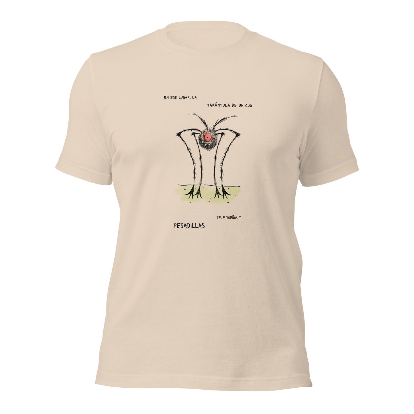 Playful Charm: Cute Bug Cartoon Unisex T-shirt for Nature Enthusiasts