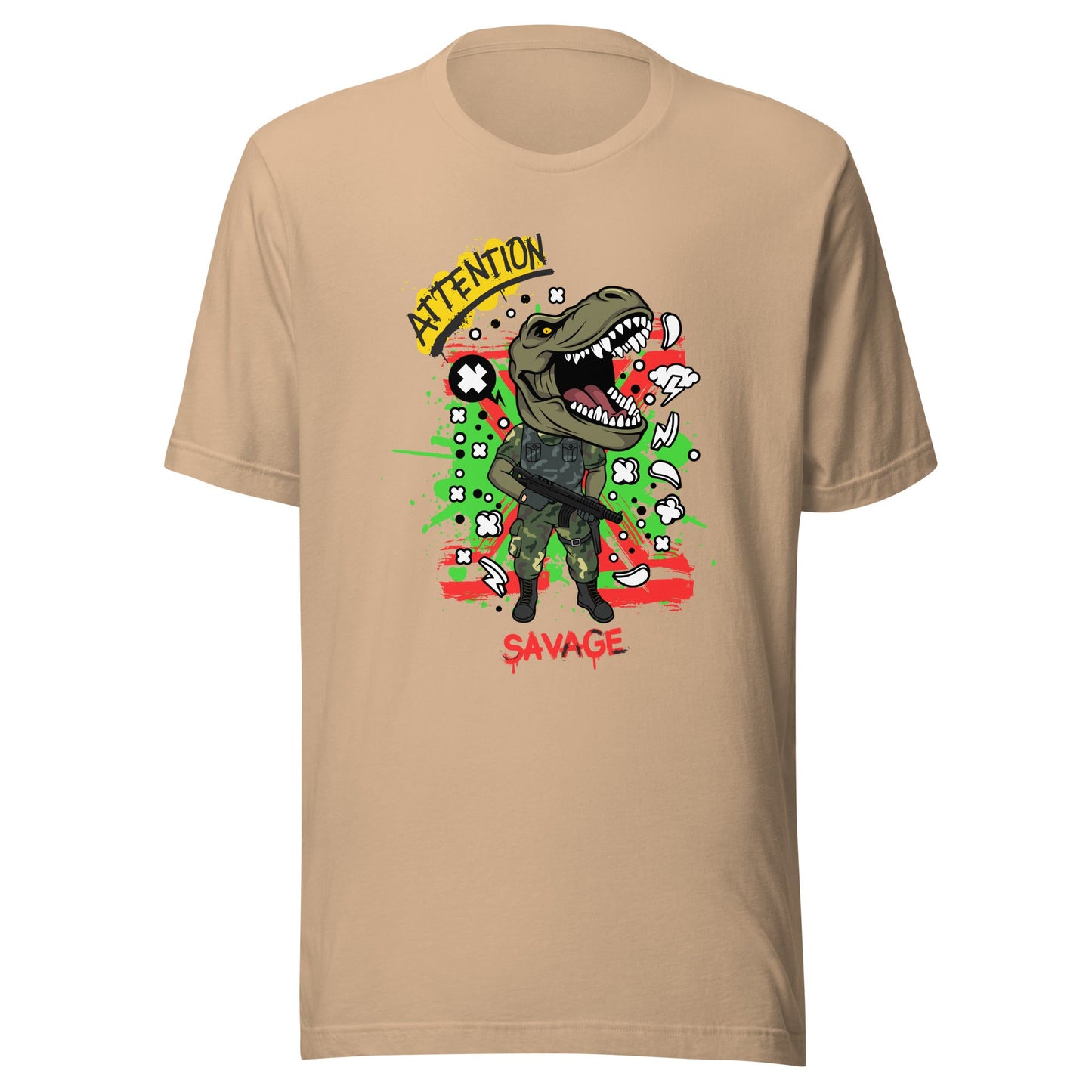 Military Crocodile Cool Unisex T-Shirt - Urban Adventure and Style