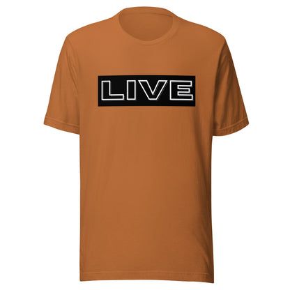 Minimal Live Unisex t-shirt