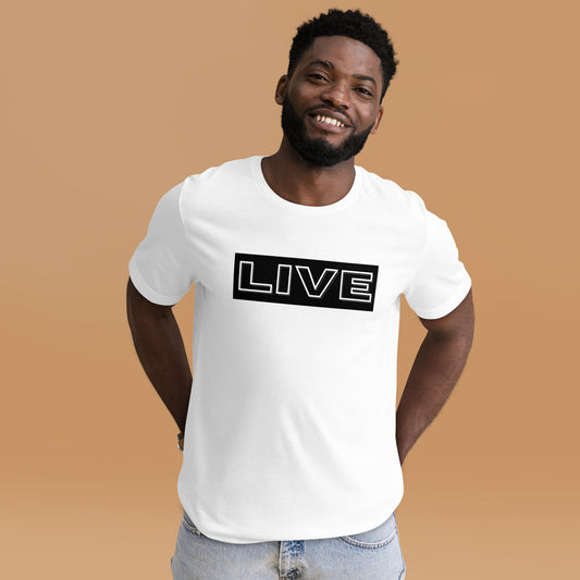 Minimal Live Unisex t-shirt