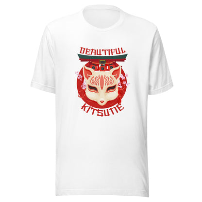 Ethereal Kitsune T-Shirt - Embrace the Mystique of Mythical Fox Spirits
