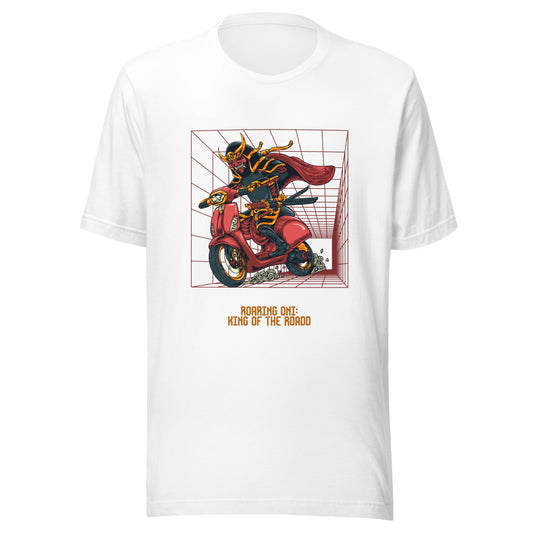 King of the Road Oni T-shirt - Rule the Streets with Oni Power | Edgy Tee for Streetwear Aficionados