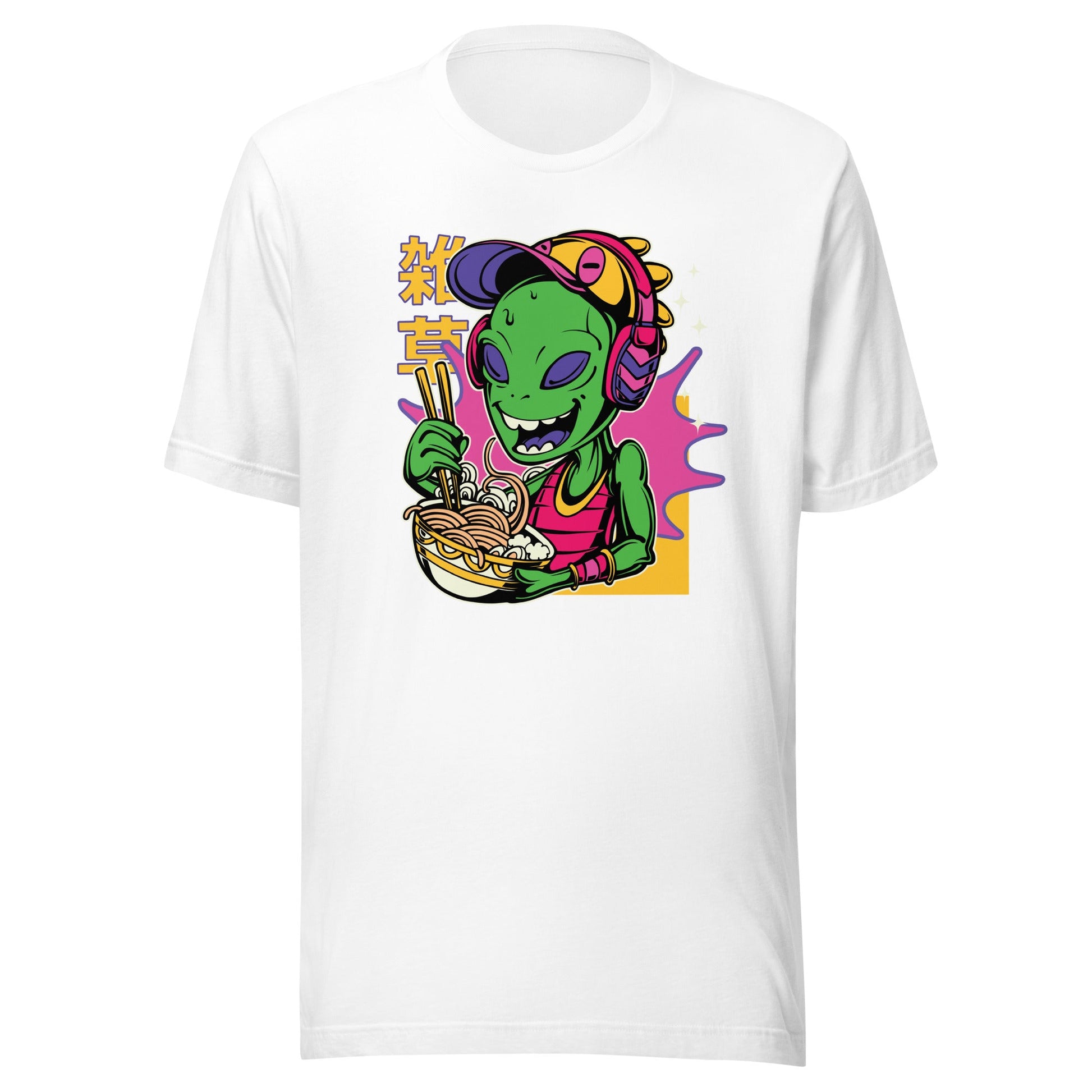 Alien Eating T-Shirt - Fun and Quirky Design | Express Your Extraterrestrial Side