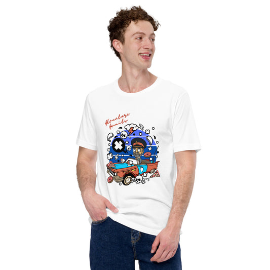 Embark on Captain Adventure Awaits Unisex T-Shirt - Explore in Style