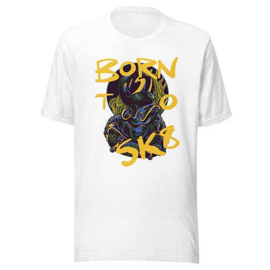 Born to Sk8 Unisex T-Shirt - Stylish Skating Tee for All Ages