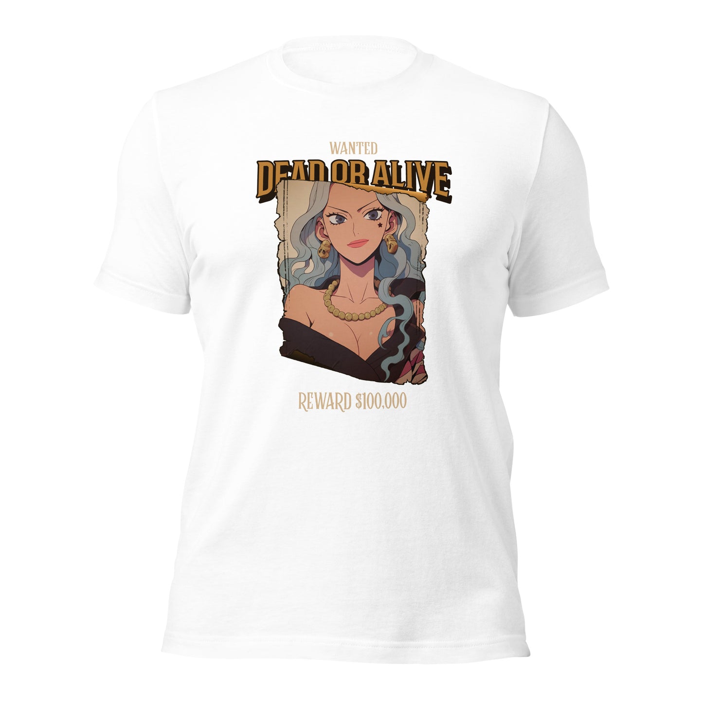 One Piece Dead or Alive Unisex T-Shirt - Premium Cotton, Anime Design, Comfortable Fit, Ideal for Anime Fans, Casual Wear