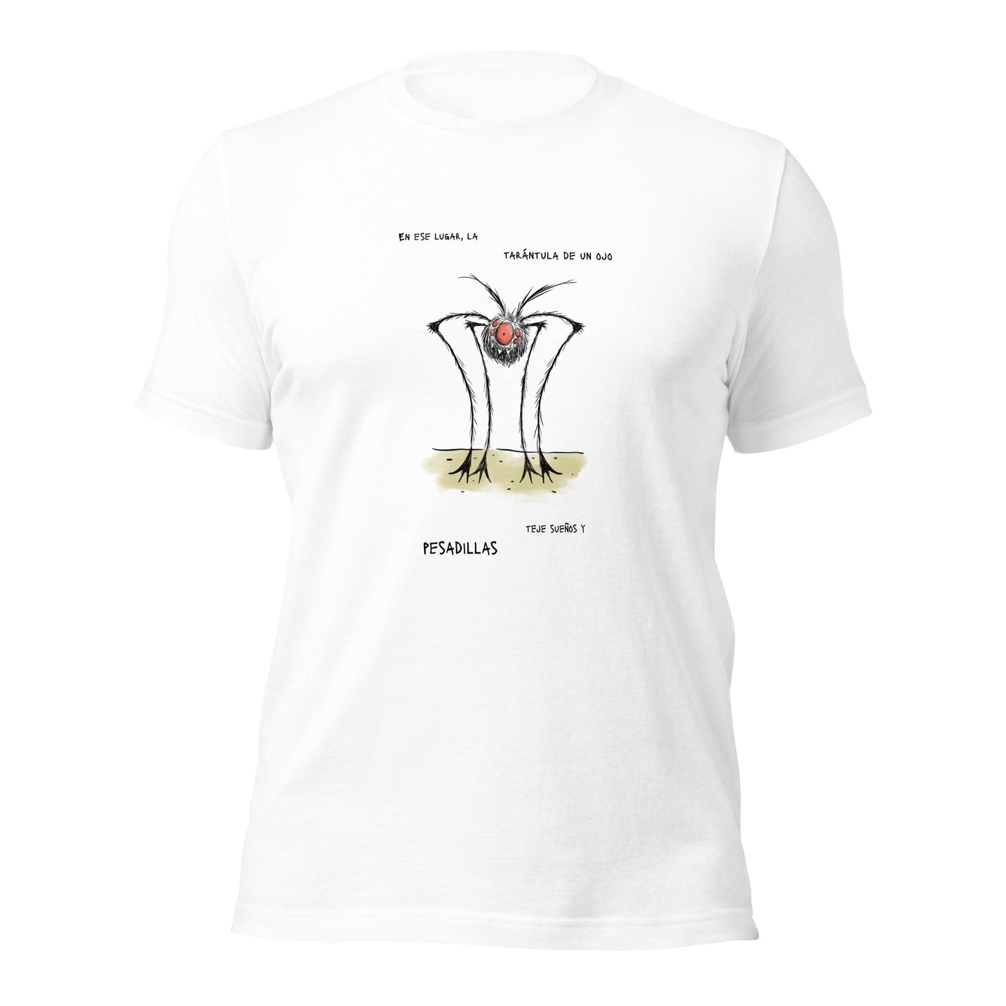 Playful Charm: Cute Bug Cartoon Unisex T-shirt for Nature Enthusiasts