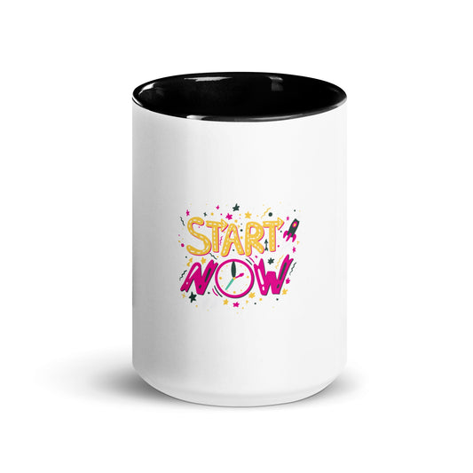 Start Now Mug - Motivate, Achieve, Succeed! | Inspirational Coffee Cup for a Productive Day