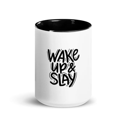 Wake Up and Slay Mug - Empowering Morning Motivation | Stylish Coffee Cup for a Productive Day