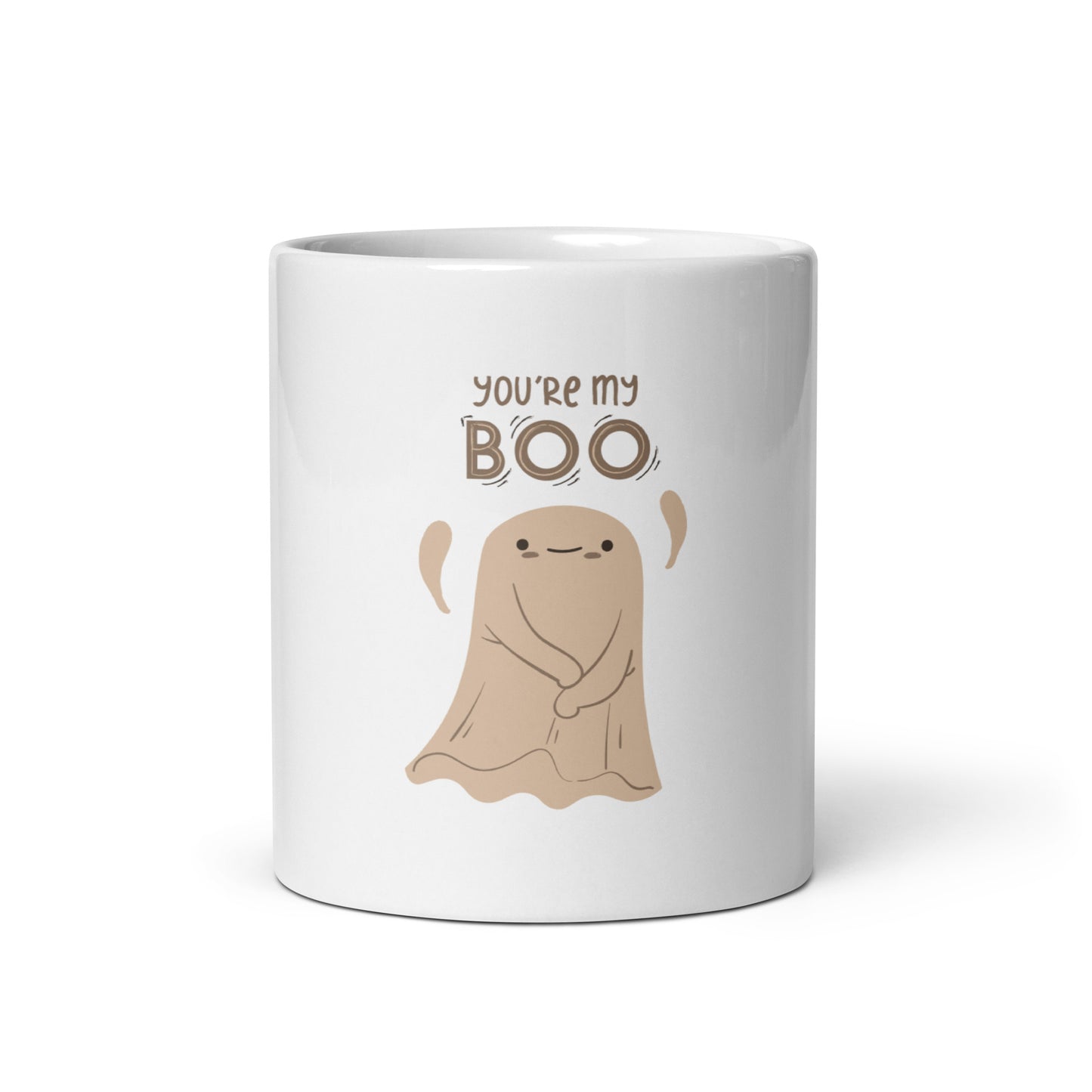 You Are My Boo - White Glossy Mug for Cozy Connections | Romantic Gift Idea