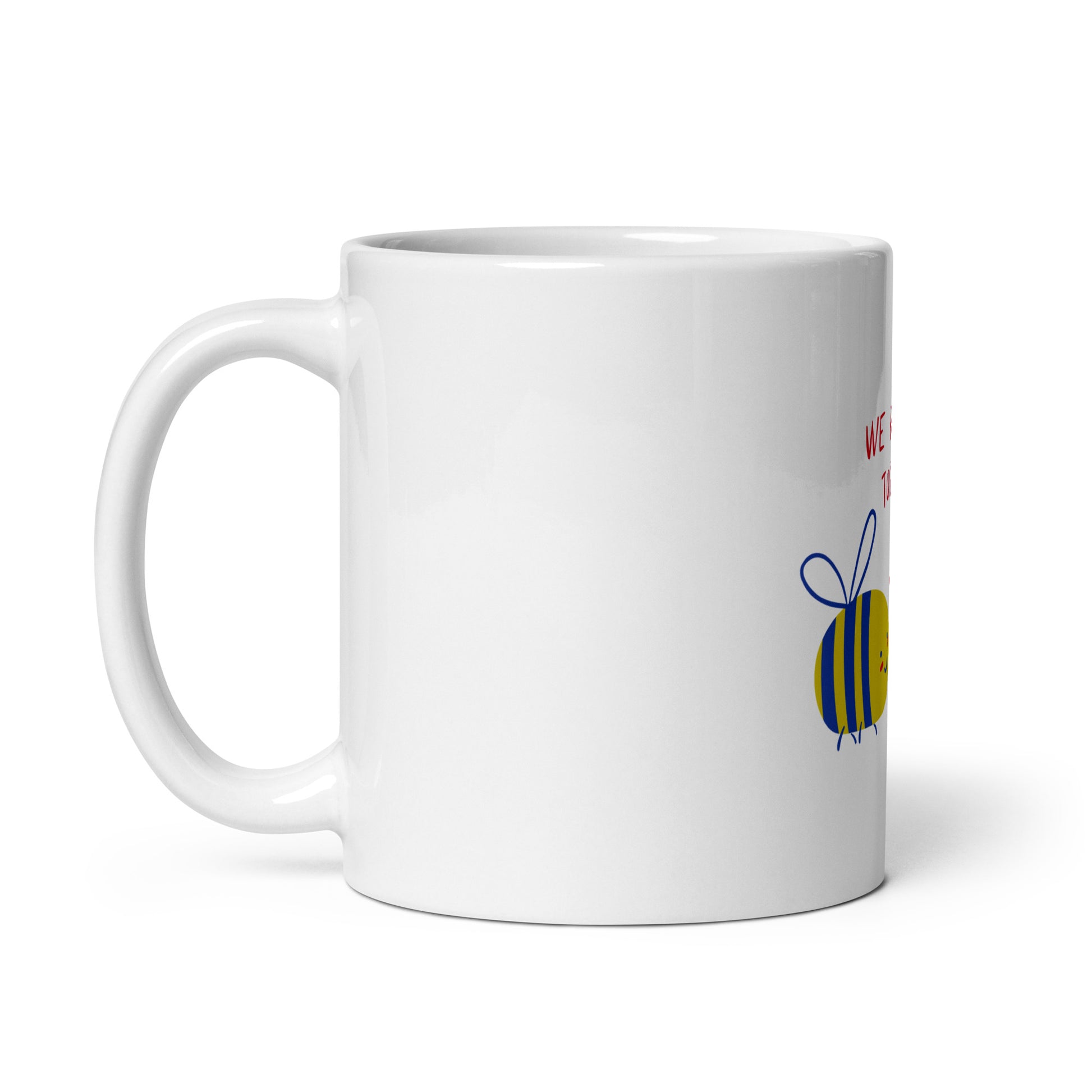 We Bee-Long Together - White Glossy Mug for Sweet Moments | Adorable Gift Choice