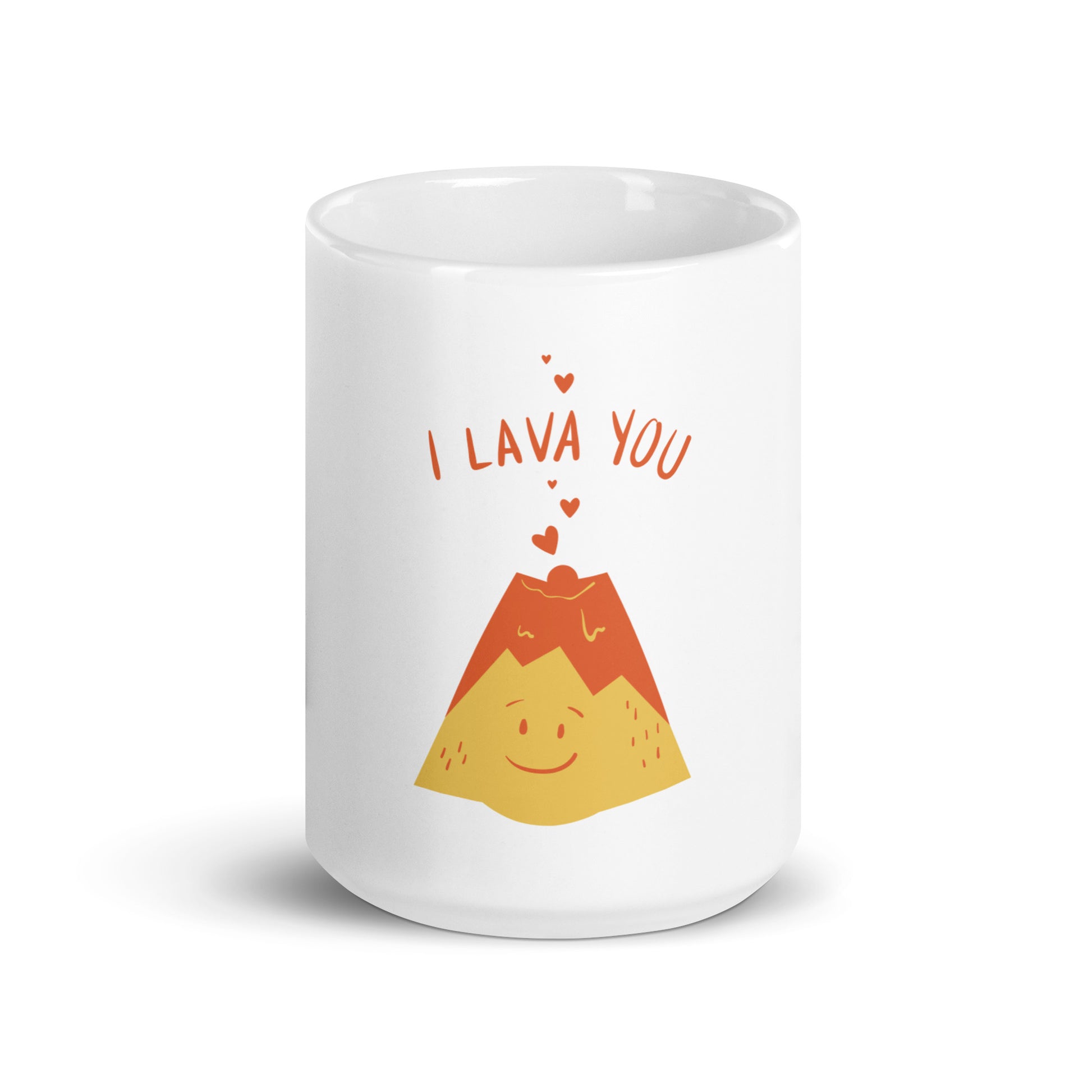 I Lava You - White Glossy Mug for Warm Affection | Unique Gift Idea