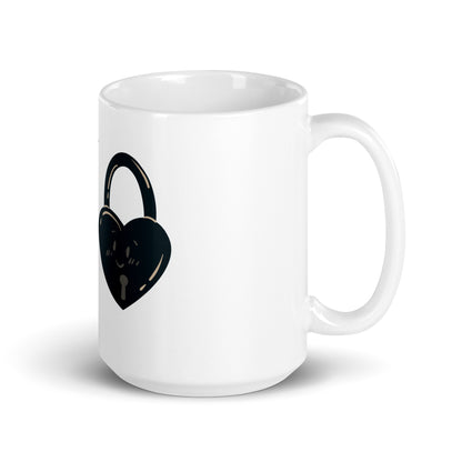 You're the Key to My Heart - White Glossy Mug for Romantic Moments | Heartfelt Gift Idea